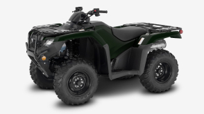 Studio left angle of Rancher in Forest Green Black.